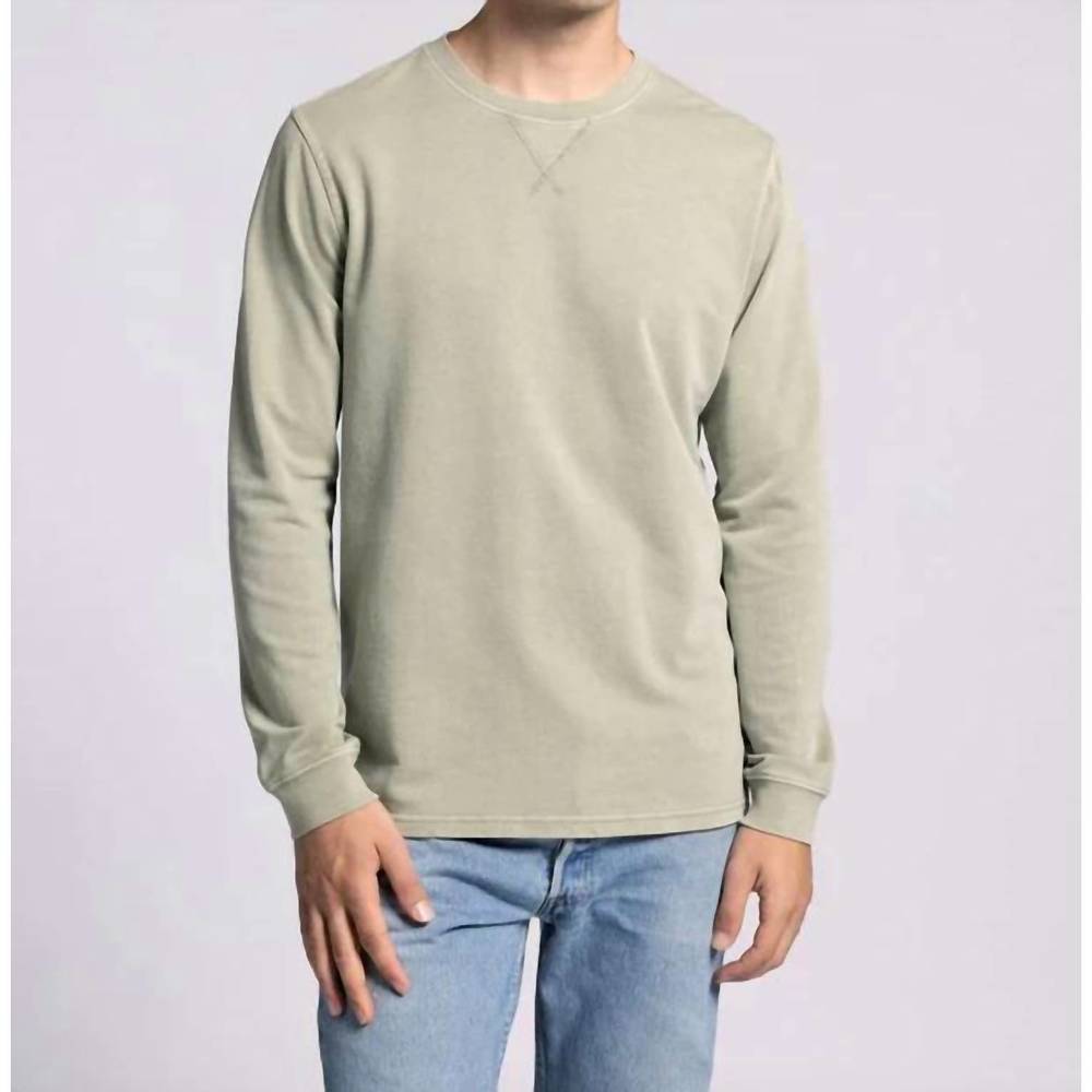NEW THREAD & SUPPLY hemsworth top in grey sage